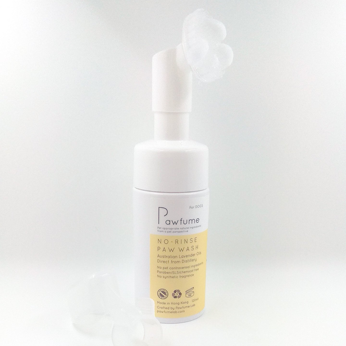 No-rinse Dog Paw Wash